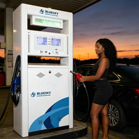 Distributeur de carburant portable 5-55 L/min Précision 0,25% Certifié CE Compatible 220V/380V Reapprovisionnement d'urgence temporaire