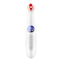Masseur anti-rides, ensemble de 2 pièces, pour le massage sous les yeux, à fusion ionique, appareil de levage et de rajeunissement du visage