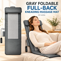 Matelas de massage chauffant multifonctionnel électrique à pression intégrale avec coussinets de relaxation pour le dos