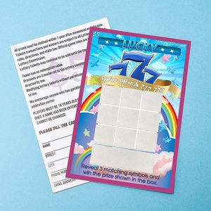 Annonce <span class=keywords><strong>de</strong></span> grossesse personnalisée cartes à gratter roman naissance révéler faux billets <span class=keywords><strong>de</strong></span> loterie matériel en carton - Product Image 2