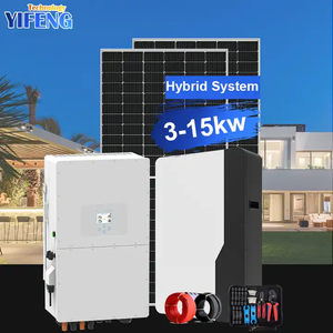 Conjunto completo de sistema de energía solar fuera de la red Kit de sistema de panel solar híbrido todo en uno 5000W 3000W 4000W 5000W 2kw Casa Hogar - Product Image 2