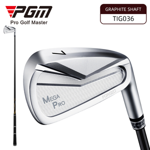Fers à repasser de <span class=keywords><strong>golf</strong></span> PGM TIG036 CNC, <span class=keywords><strong>acier</strong></span> au carbone 1020, têtes forgées, droitiers, manche en <span class=keywords><strong>graphite</strong></span> et en <span class=keywords><strong>acier</strong></span>, haute qualité - Product Image 6