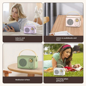 Wireless All-in-One <b>Speaker</b> with USB/TF Card Support, Portable Retro BT <b>Speaker</b> <b>for</b> Outdoor Home Use - Product Image 6