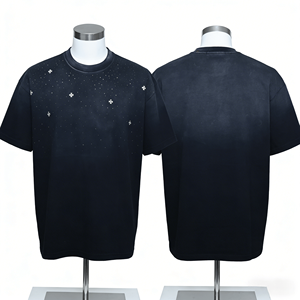 เสื้อยืดแขนสั้นวินเทจผู้ชายสั่งทำพิเศษ ผ้าฝ้าย 100% 220 กรัม ระบายอากาศได้ดี เป็นมิตรกับสิ่งแวดล้อม ทรงโอเวอร์ไซส์ สวมใส่สบาย ใหม่ - Product Image 3