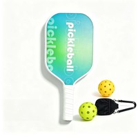Raquette de pickleball en fibre de carbone approuvée USAPA, noyau en nid d'abeille de 16 mm, logo personnalisé, vente en gros, raquette d'entraînement pour adultes