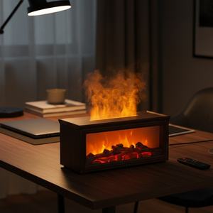 Timer fireplace design bedroom aroma diffuser with timer function OEM/ODM available - Product Image 1