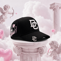 Gorra de Béisbol Personalizada de 5 Paneles con Decoración Metálica para Mujer, Gorra con Logotipo Metálico Personalizado, Gorra Hip-Hop para Chico, Gorra con Diseño de Llama