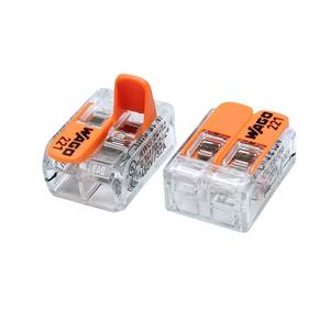 Connecteurs de fils à enfoncer 221-412, connecteurs Wagos à 2 broches, connexion rapide, accessoires de câblage électrique - Product Image 1