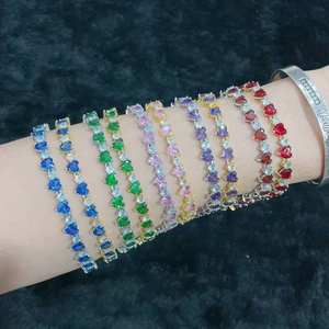 CH-JDT0626 Pulsera Bonita de Alta Calidad con Diseño Colorido de Cocotero/Cereza/Hongo con Baño de Oro/Plata sobre Cobre Ajustable - Product Image 5