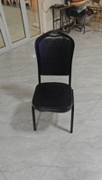 Pas cher prix aluminium empilable métal or mariage restaurant banquet hôtel hall chaise mobilier commercial