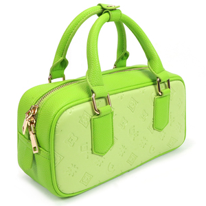 Fashion Women Mini Boston Handbag PU <b>Leather</b> Embossed Top Handle <b>Bag</b> <b>Small</b> Shoulder Purse For Daily Party Use - Product Image 3