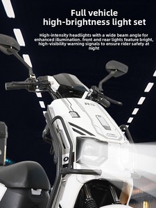 Motocicleta y Scooter Eléctrica de Alta Potencia Sky-Dominating Racing <span class=keywords><strong>King</strong></span> 72V 1.5kW, Velocidad Máxima 70km/h, Apta para Entrega de Comida - Product Image 2