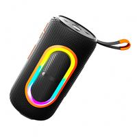 Potente Caja de Música RGB, Subwoofer Portátil Recargable, Bajos Potentes para el Hogar, Altavoz Inalámbrico Estéreo para Acampar, Sonido para Exteriores