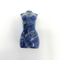Buste de corps en cristal naturel poli, Figurine esthétique de buste de femme, artisanat de décoration