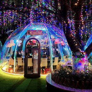 เต็นท์ใสกลางแจ้งแบบพีซีสำหรับงานแสดงสินค้า งานเฉลิมฉลอง ร้านอาหาร โรงแรม สถานที่ชมวิว บ้านทรงกลมชั้นเดียว - Product Image 6