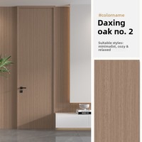 Porte composite en bois massif écologique, porte de chambre sans peinture, porte intérieure plate pour maison, porte de patio