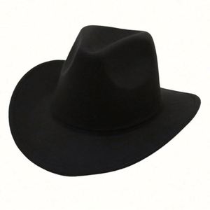Sombrero de Vaquero con Borde Enrollado Tridimensional, Estilo Europeo y Estadounidense, para Todas las Estaciones, Moda para Exteriores - Product Image 4