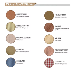 Ensemble de vêtements personnalisés pour bébé pour surdimensionné costume d'été pour bébé avec broderie imprimé Jersey manches courtes - Product Image 5