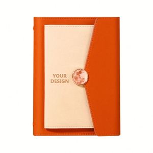 2026 Luxury <b>A5</b> PU Leather Notebook with Gemstone Magnetic Buckle Forest Business Planner Office Stationery <b>Diary</b> - Product Image 1