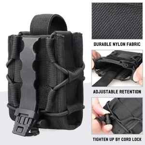 Bolsa Táctica para Esposas de Nailon para Exteriores, Clip de Plástico Molle, Cinturón de Velcro, Accesorios de Excelente Durabilidad - Product Image 5