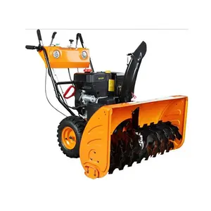 Versión mejorada 13hp doble neumático de nieve lanzador Universal gasolina quitanieves exportados a Canadá