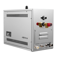 Générateur de vapeur de hammam de luxe 15KW, kit de douche à vapeur auto-drainant, générateur de bain de vapeur, générateur de bain de vapeur humide