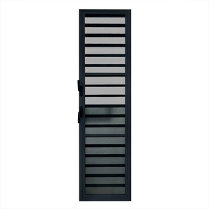 Fenêtre à persiennes en aluminium <span class=keywords><strong>avec</strong></span> <span class=keywords><strong>volet</strong></span> en verre, ouverture manuelle, design grillagé <span class=keywords><strong>et</strong></span> <span class=keywords><strong>moustiquaire</strong></span> - Product Image 4