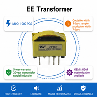 Transformador Flyback Horizontal EE19 con Núcleo de Ferrita de Alta Frecuencia, Transformador Elevador de 48v a 220v, Transformador de Potencia
