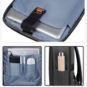 Mochila antirrobo de viaje de negocios impermeable personalizada, mochila para ordenador portátil de ocio de gran capacidad, mochila EVA expandible de carcasa dura - Product Image 3