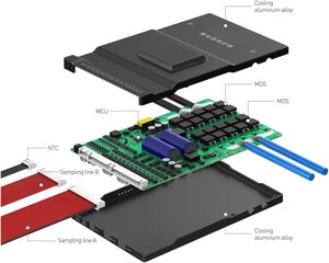 JKBMS JK-B1A24S15P Smart BMS 8S-24S 150A Continuo 300A Máximo Instantáneo 1A Balance Activo LiFePO4 Li-ion LTO Energía - Product Image 4