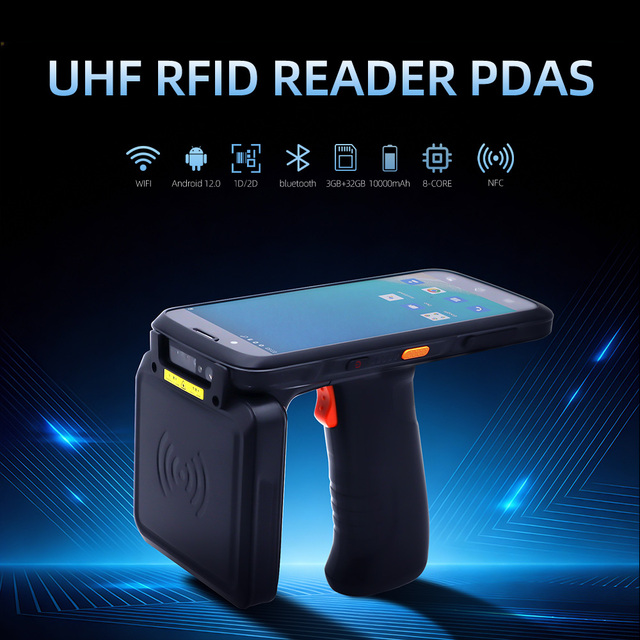 Xincode GT-720SR RFID Wireless Android 12 WIFI Capacitive USB Push Module Rugged PDA Handheld USB 4G Mobile Tablet Android PDAS