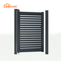JHR Chine Porte de jardin latérale en aluminium de haute qualité pour piétons avec moteur
