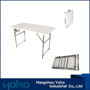 Mesa de comedor blanca de boda de fiesta de mesa redonda de plástico plegable de alta calidad - Product Image 6