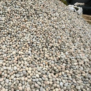 Nhà Máy bán hàng trực tiếp Mix Color tự nhiên Pebble Cobble Matt không đánh bóng hình bầu dục sỏi cho trang trí sân vườn - Product Image 4