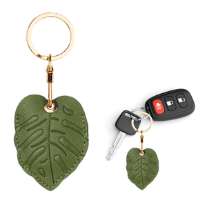 Étui <span class=keywords><strong>porte</strong></span>-clés <span class=keywords><strong>AirTag</strong></span> en cuir PU à thème fruits et légumes YY, protection anti-rayures, cadeau d'affaires pour les utilisateurs, pour clés - Product Image 1