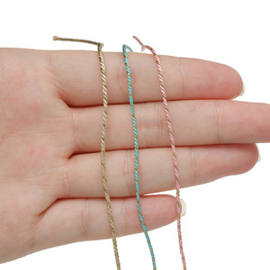 Fil de coton pour cordons et bracelets DIY S18 S24 multicolores résistants à l'usure, tissés à la main, origine Yiwu, automne 2024 - Product Image 4