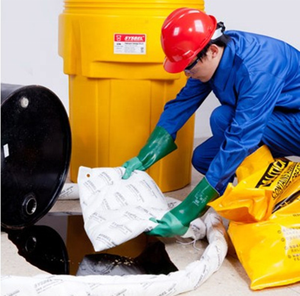 Prix promotionnel : Tampon absorbant pour déversements d'huile blanche avec perforation - Product Image 6