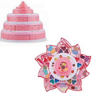 Coffret de Maquillage Princesse pour Enfants, Jouet Cosmétique Sûr et Non Toxique en Plastique, Boîte Éducative Lumineuse pour Petite Fille - Product Image 1