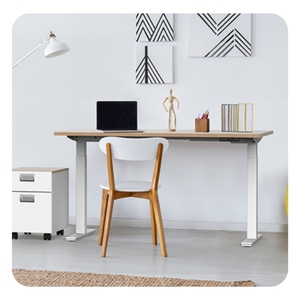 Table de bureau électrique intelligente convertible ZGO, moderne, extensible, à double moteur, livraison gratuite, multifonction, hauteur réglable - Product Image 3