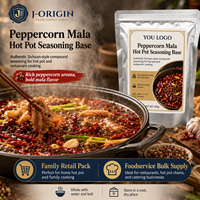 Base de soupe Mala au poivre du Sichuan de Chongqing 500g, assaisonnement chinois épicé au piment et à l'huile de soja, durée de conservation de 10 mois