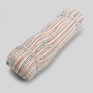 Cordon plat tressé en polyester blanc de qualité supérieure, résistant à l'humidité, aux UV et à l'abrasion, souple et léger, pour l'emballage et les utilisations marines. - Product Image 1