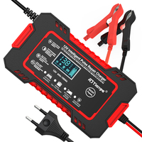 Chargeur de batterie de voiture professionnel 12V, chargeur de batterie intelligent à impulsions pour voiture
