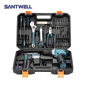 Ensemble <span class=keywords><strong>de</strong></span> perceuse électrique à main <span class=keywords><strong>de</strong></span> 19 à 160 pièces, boîte à outils, kit combiné multifonctionnel <span class=keywords><strong>pour</strong></span> <span class=keywords><strong>la</strong></span> maison, vente en gros - Product Image 5