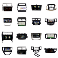 Nouveau cadre de tableau de bord pour autoradio Android, navigation GPS, accessoires intérieurs, cadre d'écran pour lecteur DVD de voiture