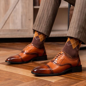 Zapatos Oxford de Cuero Genuino para Hombre Brook - Elegantes, Antideslizantes y Desodorantes para Ocasiones Formales de Negocios y Bodas - Product Image 4