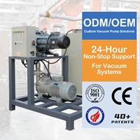 Bomba de Vacío de Anillo Líquido 2BVA5121, Capacidad de Bombeo de 4.66m³/min, Sistema de Vacío Industrial de 7.5kW