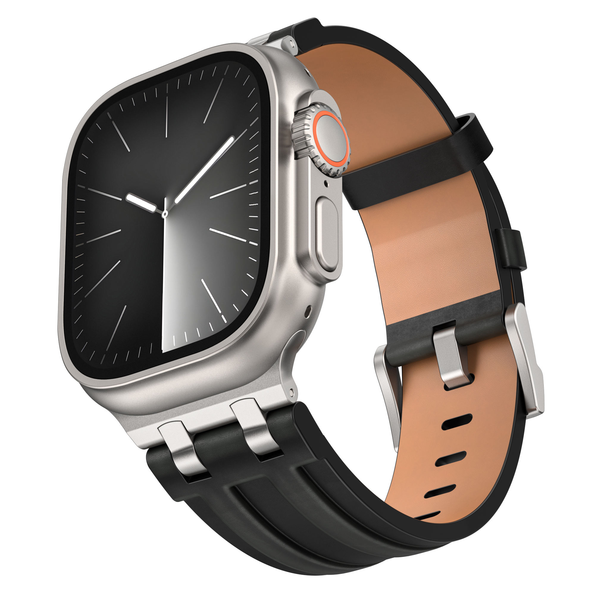 Conector plateado - Negro