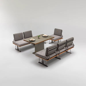 Ensemble de sièges d'extérieur modernes en métal Rosse pour 6 personnes, mobilier de jardin résistant aux intempéries pour cuisine, balcon, cour arrière, Turquie - Product Image 5