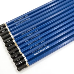 Venta al por Mayor de Lápices Azules HB 2B Personalizados para Niños, con Punta Negra, para Estudiantes, Precio Económico, Gran Venta para el Regreso a Clases - Product Image 3