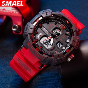 New Design Smael 8045 Mens Style Sport <b>Watches</b> Plastic Band Waterproof Automatic <b>Watch</b> - Product Image 4